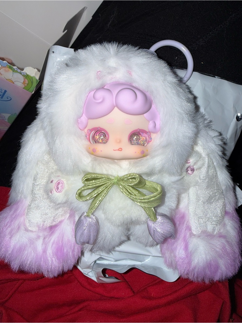 Lucky Deer Nai Secret Garden Vinyl Plush Pendant - Hua Yang Liquid Glitter Eyes